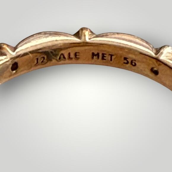 Pandora Flower Petals Band Ring 925 Ale Rose Retired 56 (7.5 ) - Picture 3 of 6